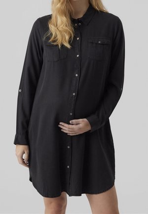 Robe en jean - black