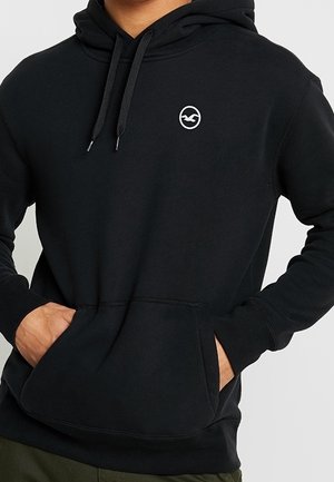 Felpa con cappuccio - black