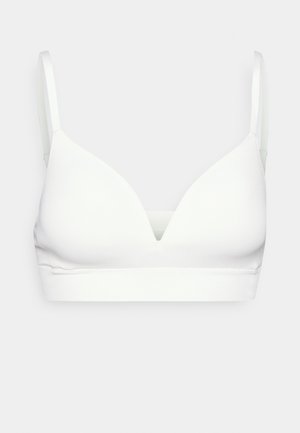 SEAMFREE COMFORT PAR SEAMLESS PADDED BRA - Kolmnurklõikega rinnahoidja - off white