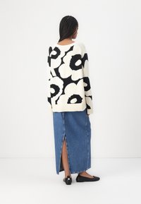 Marimekko PÄIVÄ UNIKKO - Džemper - off white/dark grey