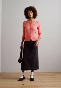 Lindex ANNA - Adīta jaka - coral