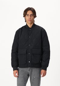 Timberland WATER REPELLENT QUILTED JACKET - Bomber tipa jaka - black