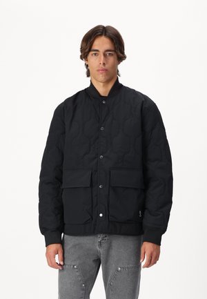 WATER REPELLENT QUILTED JACKET - Geacă bomber - black