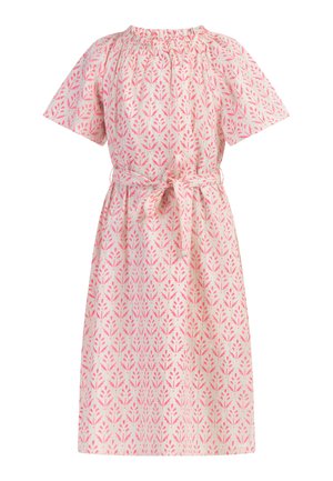 SOMMER MIT PRINT - Nappali ruha - neon pink