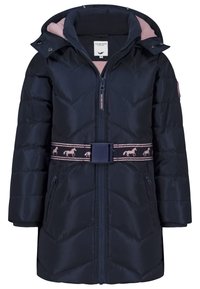Salt and Pepper - STEPPMANTEL BELT HORSE - Winter coat - true navy Thumbnail Image 1