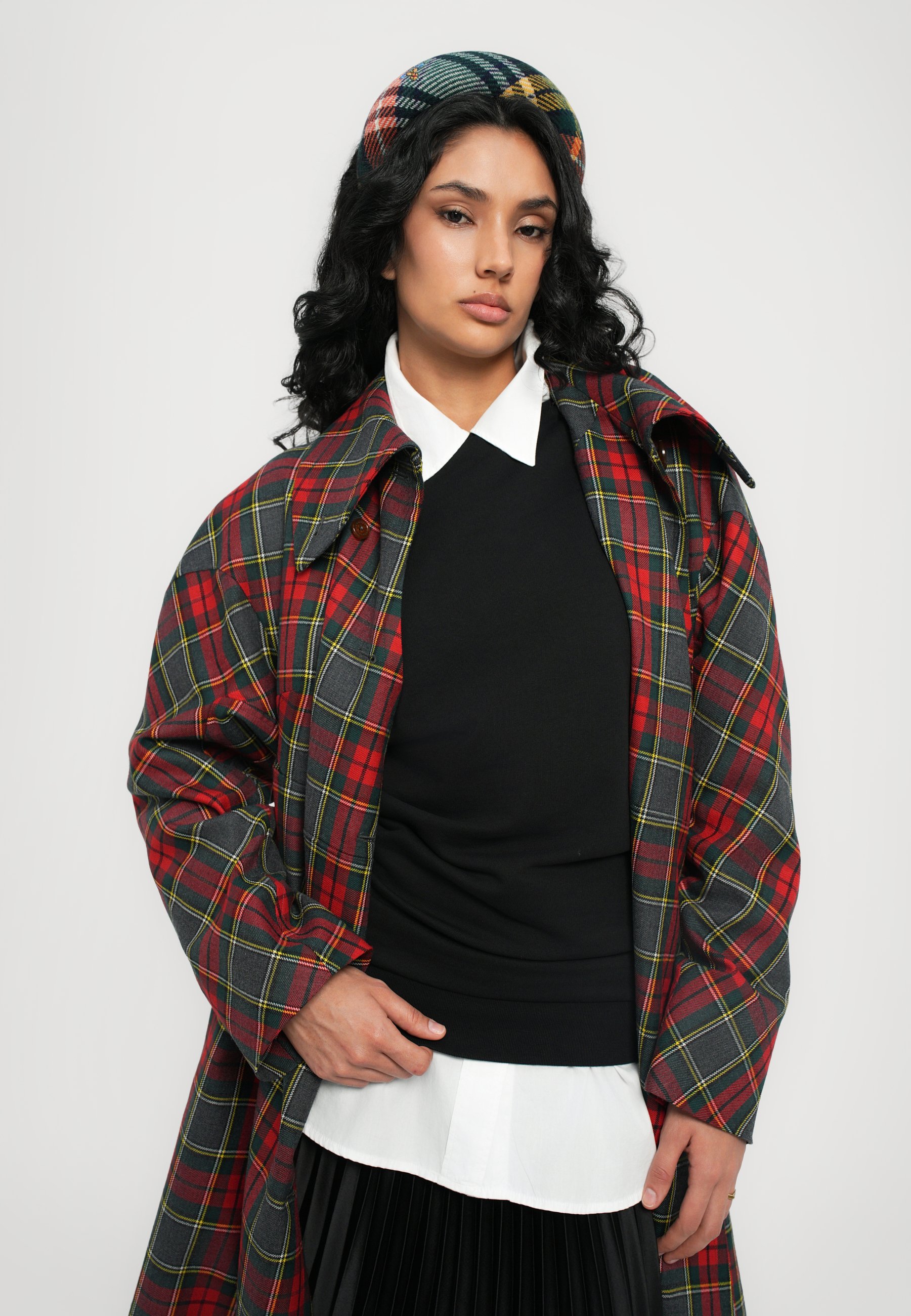 Vivienne Westwood COAT - Trenchcoat - red/green/dark red - Zalando