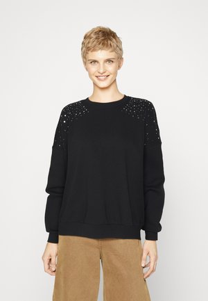 ONLROSALIA O NECK SEQUINS - Športni pulover - black