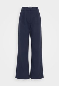 A&F Sloane Tailored Wide Leg Pant - Bukser - navy