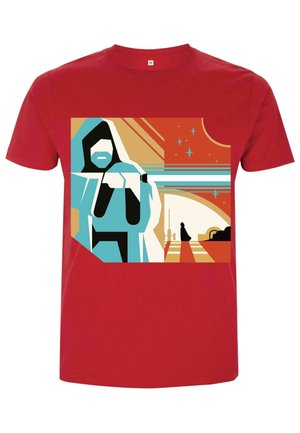 OBI-WAN GEOMETRIC OBI WAN UNISEX - T-shirt z nadrukiem