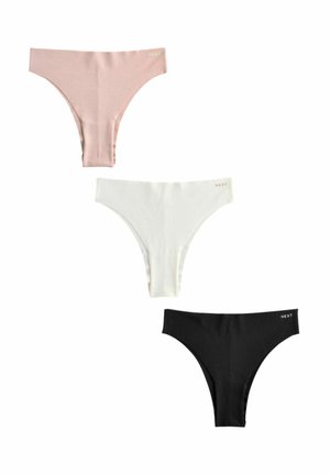 RICH NO VPL KNICKERS 3 PACK - Fecskék - cream/pink/black