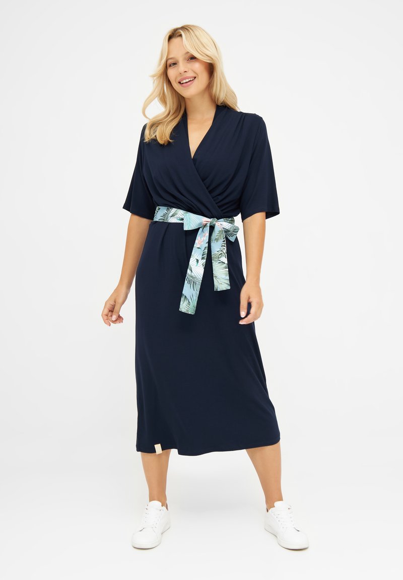 Filipa Navy Jersey Dress