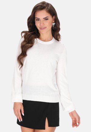 faina, Pullover - white