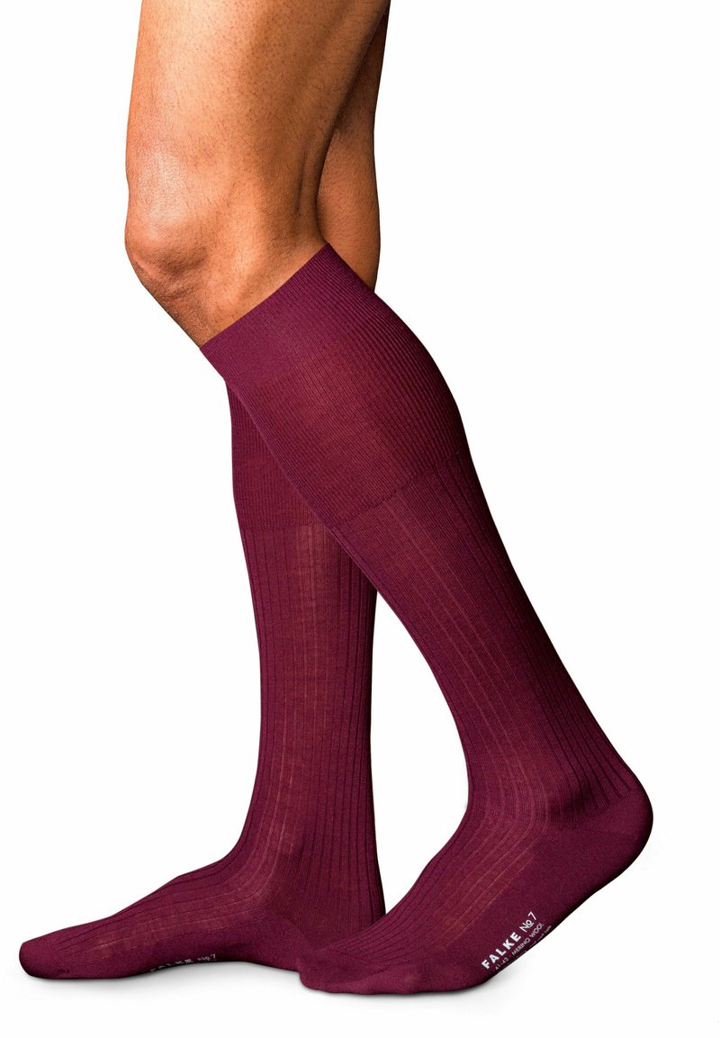 FALKE No. 7 - Kniestrümpfe - barolo