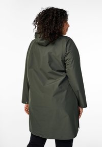 Zizzi MIT TASCHEN UND KAPUZE - Parka - peat