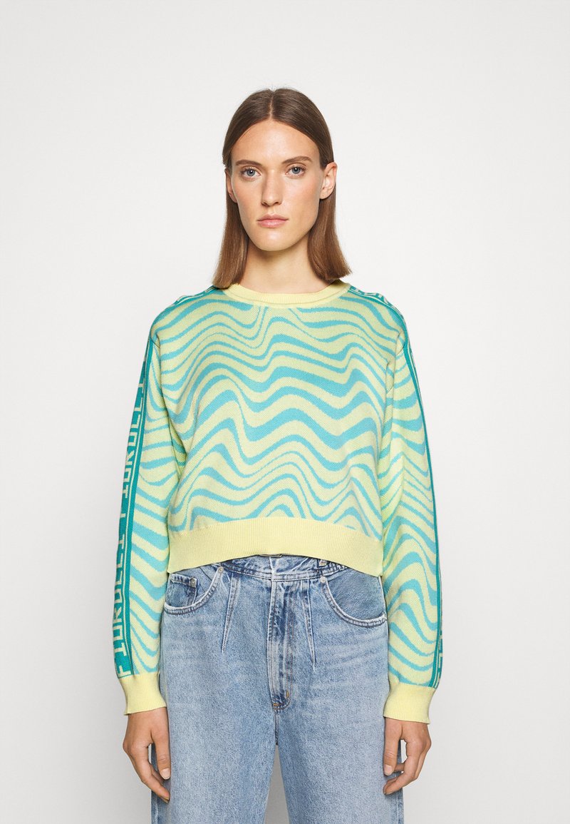 Fiorucci INTARSIA WAVE JUMPER Jumper multi/yellow Zalando.de