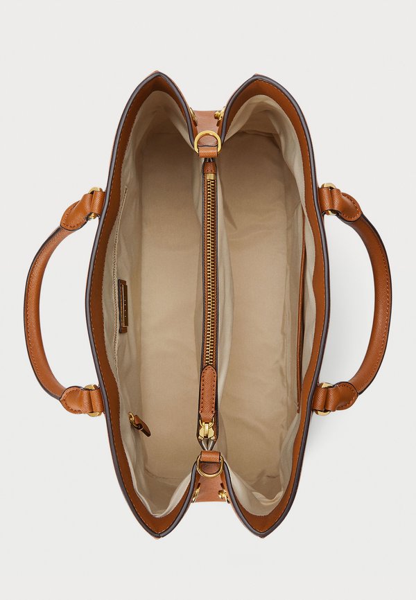 CROSSHATCH LEATHER LARGE HANNA SATCHEL - Handbag2