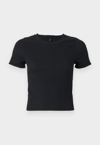 ONL30 BILL O NECK SHORT - Trükipildiga T-särk - black