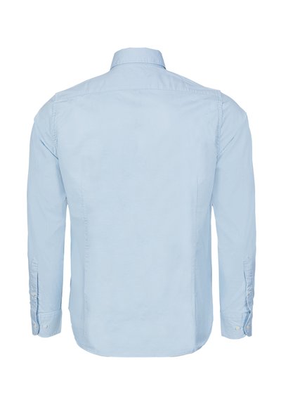 Chemise LA MARTINA (HUGO BOSS) Taille 36/38 - Blanc/bleu - Occasion Bon état