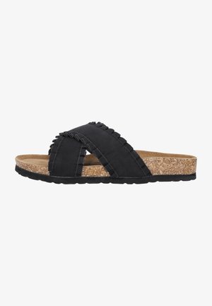 Cruz, Slip-on sandaler - black