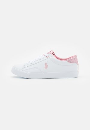 THERON  - Sneaker low - white/light pink/glitter light pink