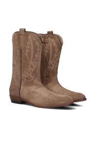 clic! Cowboy-/Bikerlaarzen - taupe