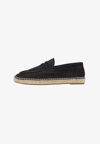 Selected, black suede