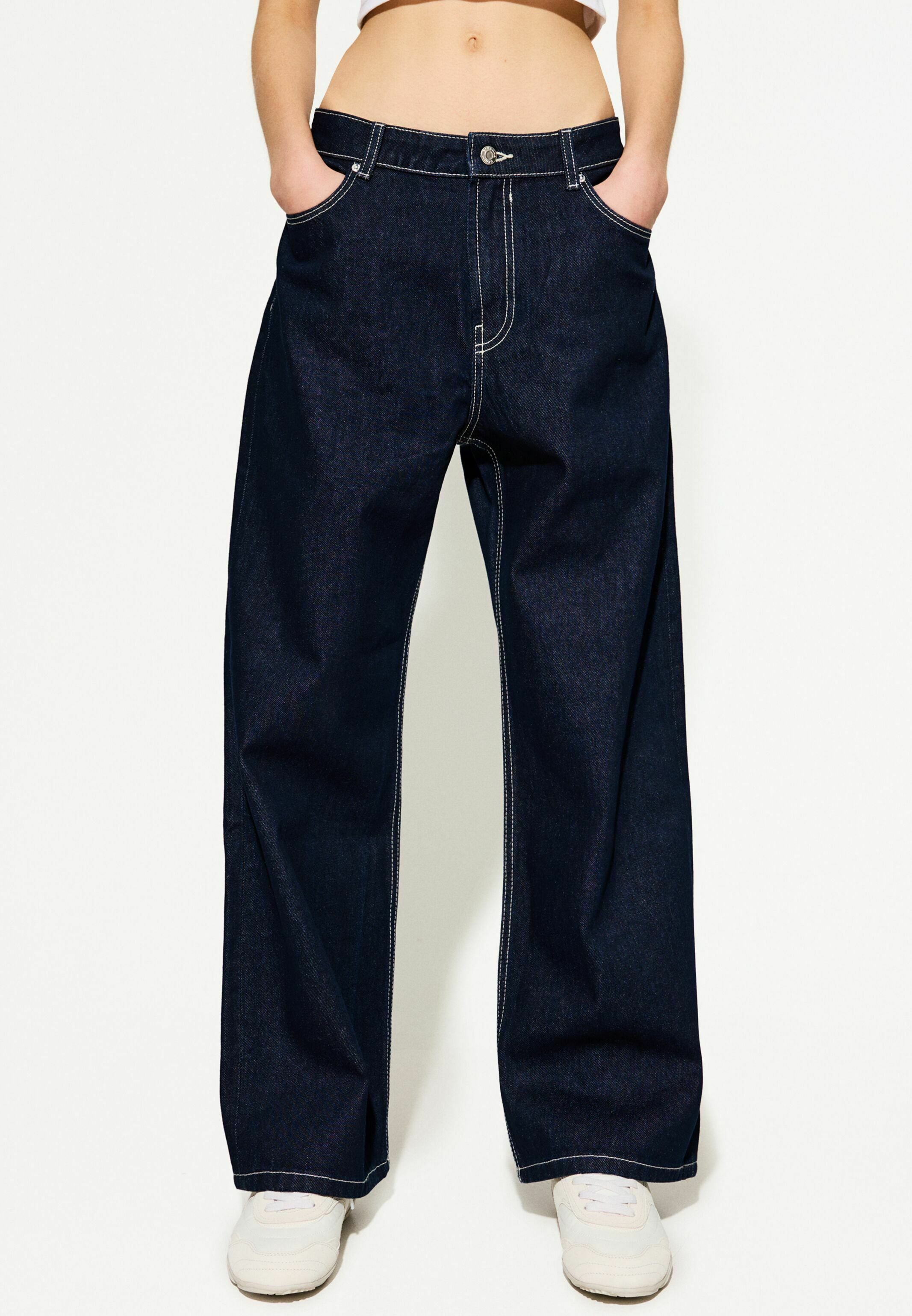 Royal blue flared jeans