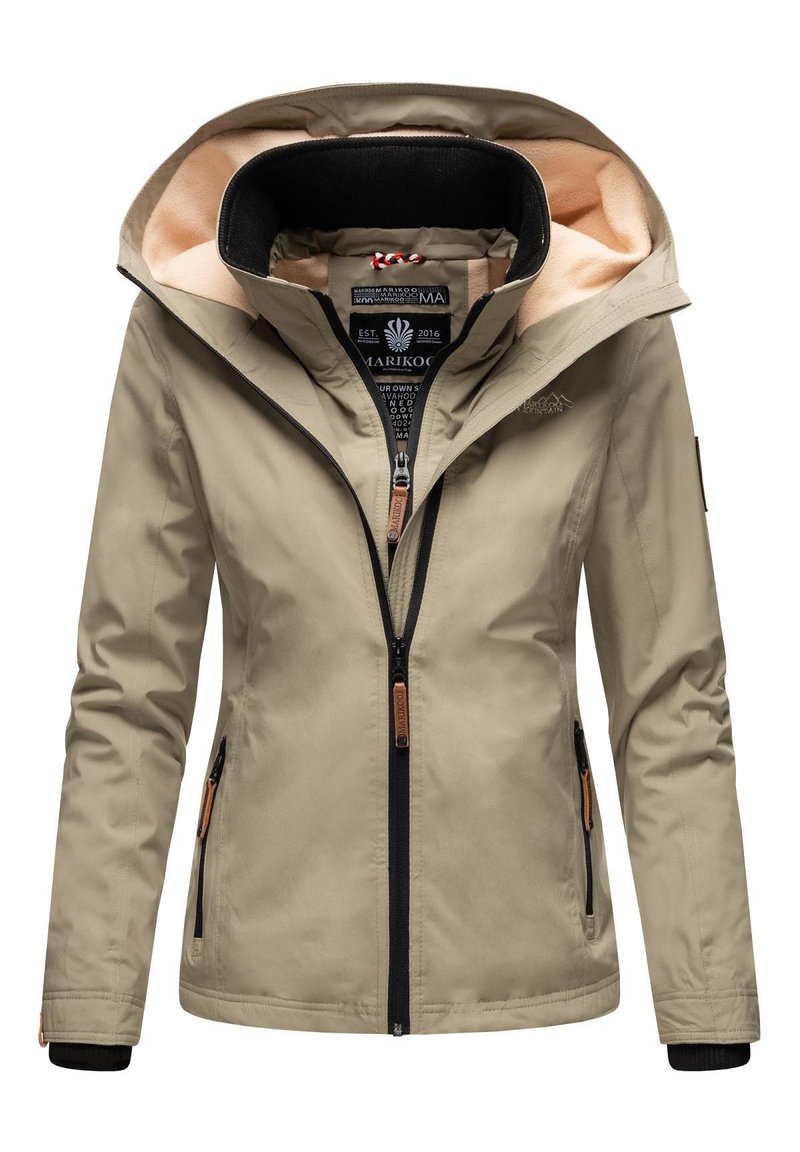Marikoo ERDBEERE - Outdoor jacket - stone grey