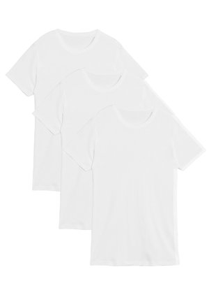 Marks & Spencer 3 PACK PURE COTTON T-SHIRT VESTS - Undershirt - white