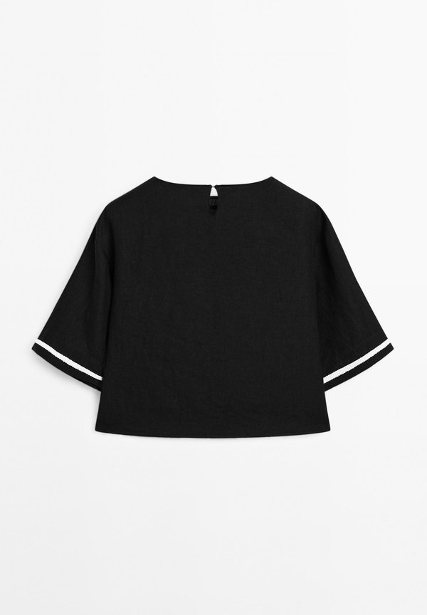 WITH CONTRAST EMBROIDERY  - Blouse2