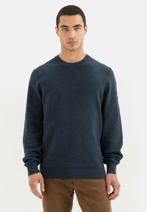 MIT RUNDHALSKRAGEN - Jumper - night blue