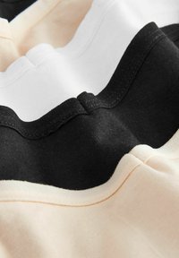 Next EXTRA HIGH LEG FIT - RICH KNICKERS 5 PACK - Īsās apakšbikses - black white nude