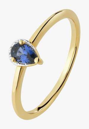 CHRIST, CHRIST DAMEN-DAMENRING 585ER GELBGOLD 1 SAPHIR - Ring - gelbgold