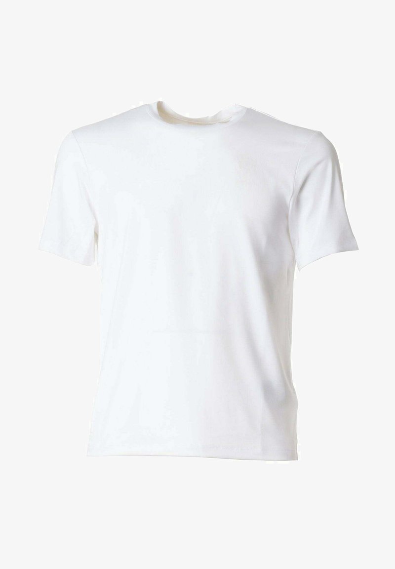 Blauer T-shirt basic - bianco