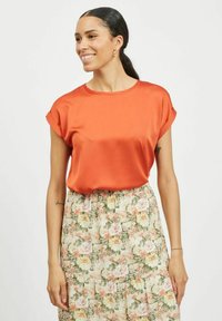 VILA VIELLETTE - Blouse - burnt ochre