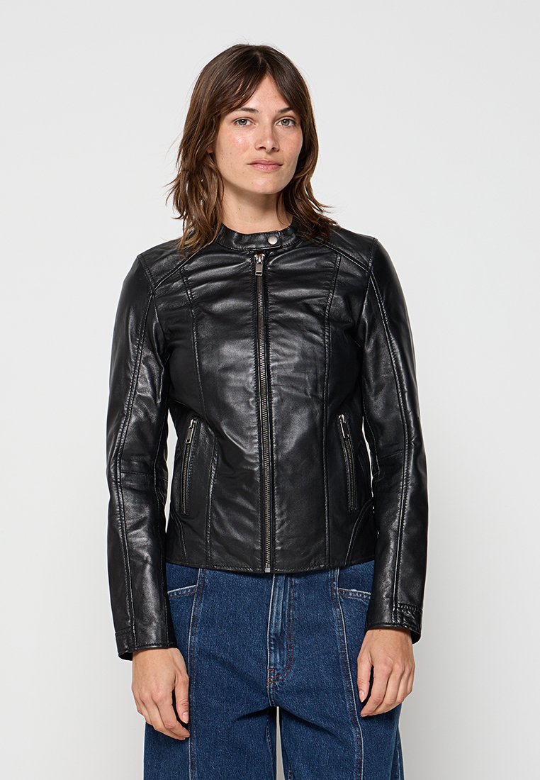 Lee Cooper Leren jas zwart Lee Cooper Leren jas zwart