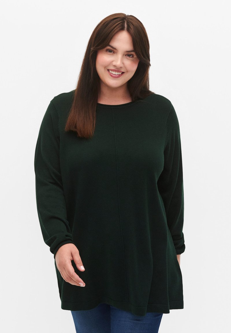 Zizzi IN BLEND - Maglione - scarab