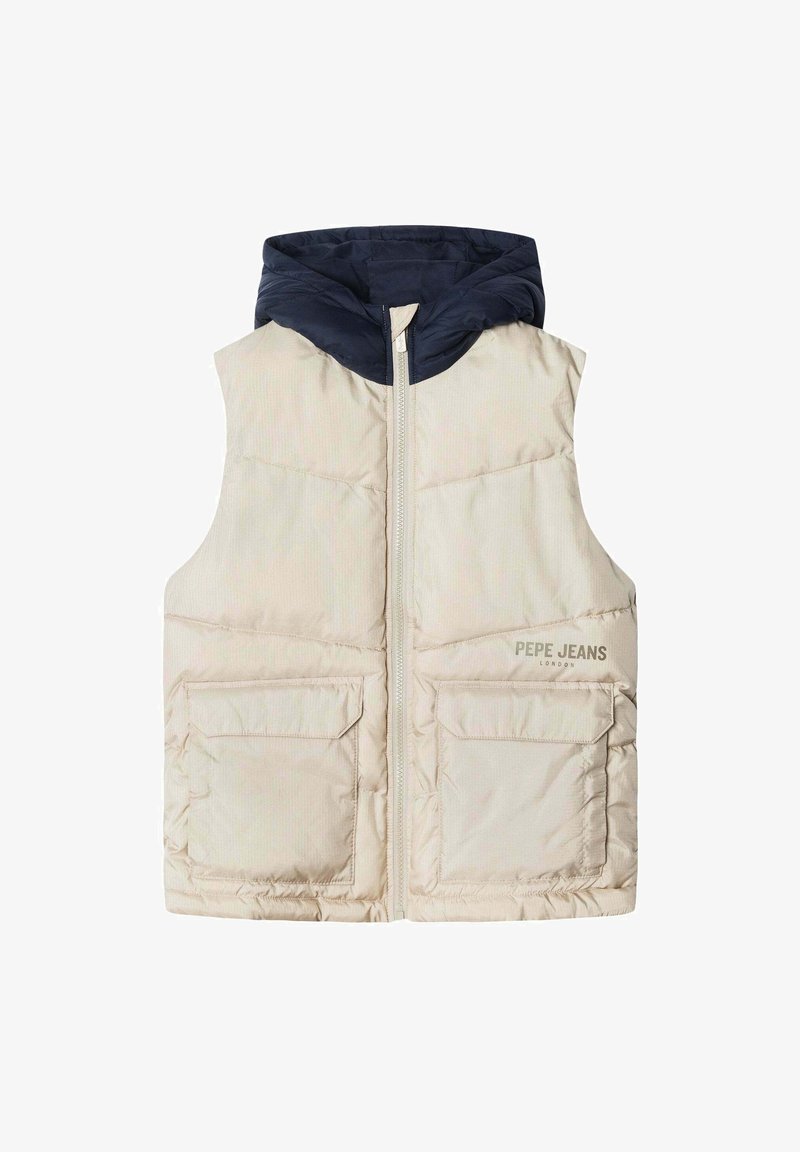 Pepe Jeans BEKETT - Brezrokavnik - dark stone beige