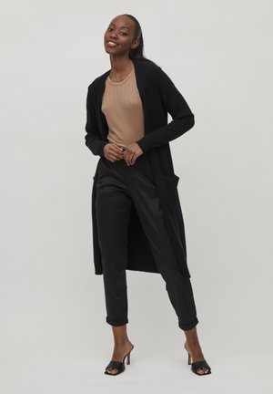 VIRIL LONG CARDIGAN - Kardigan - black