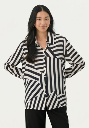 DELVINPW SH - Hemdbluse - deconstructed stripe