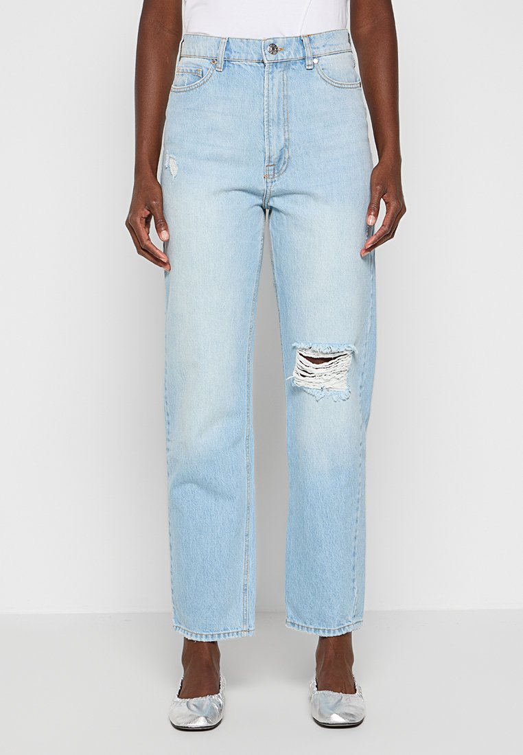 Tomorrow Relaxed fit jeans blauw