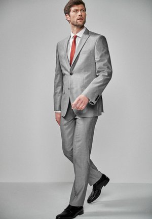 REGULAR FIT TWO BUTTON - Suit jacket - grey