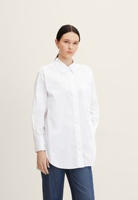 TOM TAILOR DENIM - Overhemdblouse - white Miniatuurafbeelding 1