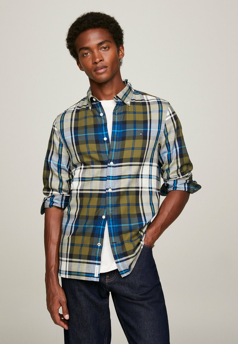 Tommy Hilfiger OXFORD - Hemd - putting green multi