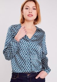 Cache Cache MIT LANGEN ÄRMELN - Chemisier - bleu marine