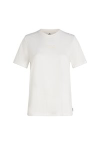 ESSENTIALS SCRIPT SHORTSLEEVE - T-paita - snow white