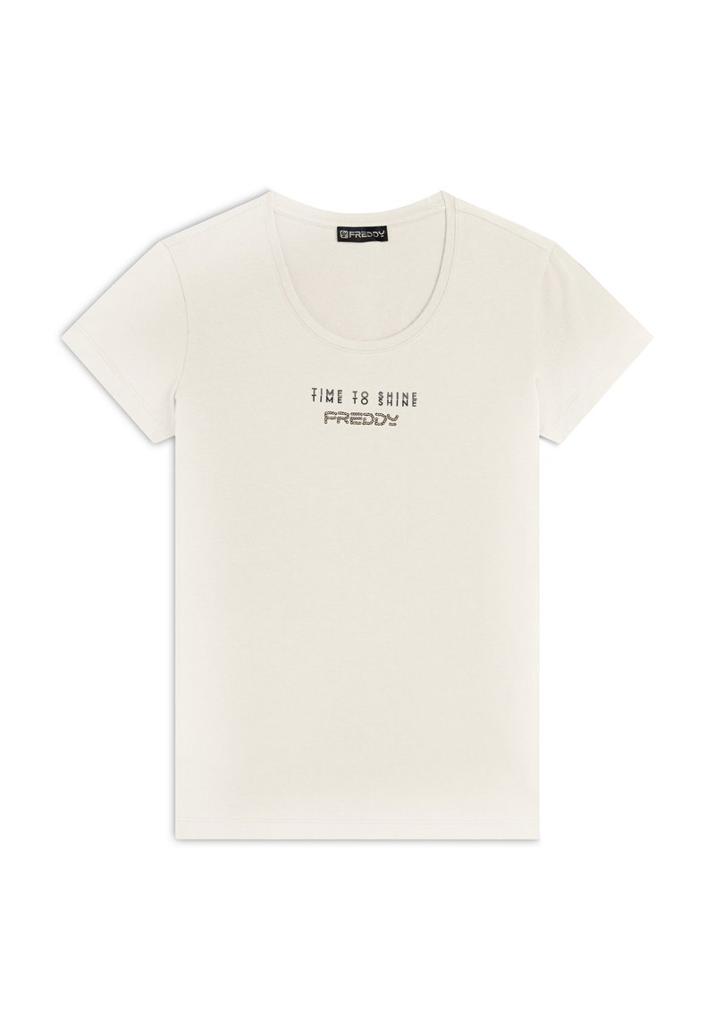 Freddy STRETCH CON GRAFICA BICOLORE - Camiseta estampada - sugar swizzle