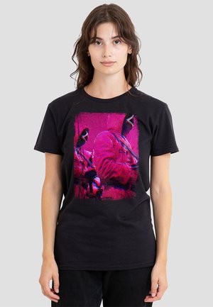 Print T-shirt - black