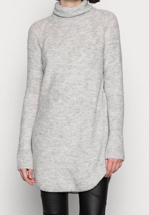 Pullover - mottled light grey
