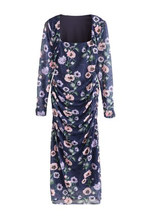 REGULAR FIT - Denné šaty - black navy peony deck